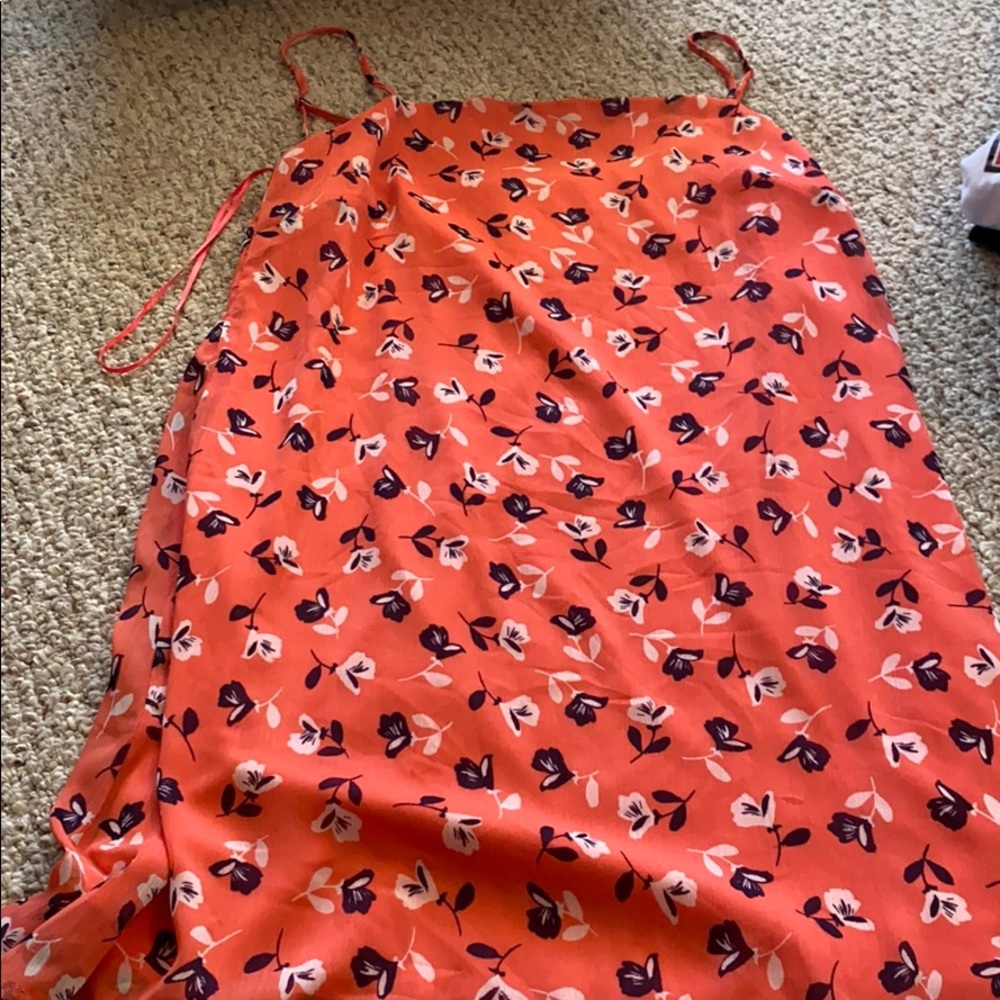 Coral dress